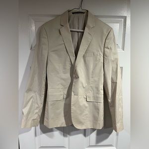 H&M light cream colored blazer.